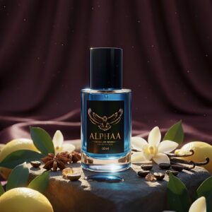Ambrox Fire — a high-projection, sweet, fruity–amber perfume made with ambroxan, iso e super, pineapple, jasmine and vanilla for extreme diffusion and long-lasting performance.”